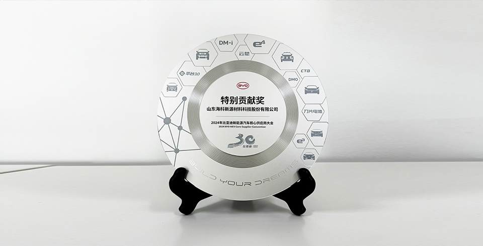 星空体育·(中国)官方网站 - 登录入口连续四年再度荣获比亚迪2024年“特别贡献奖”